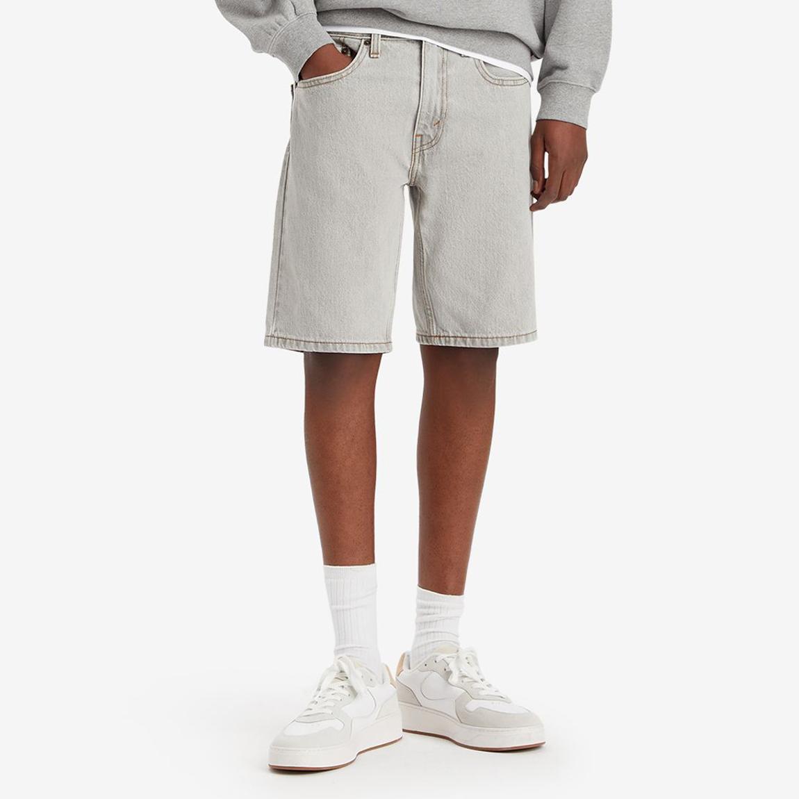 Pale Grey 405™ Denim Shorts main product photo