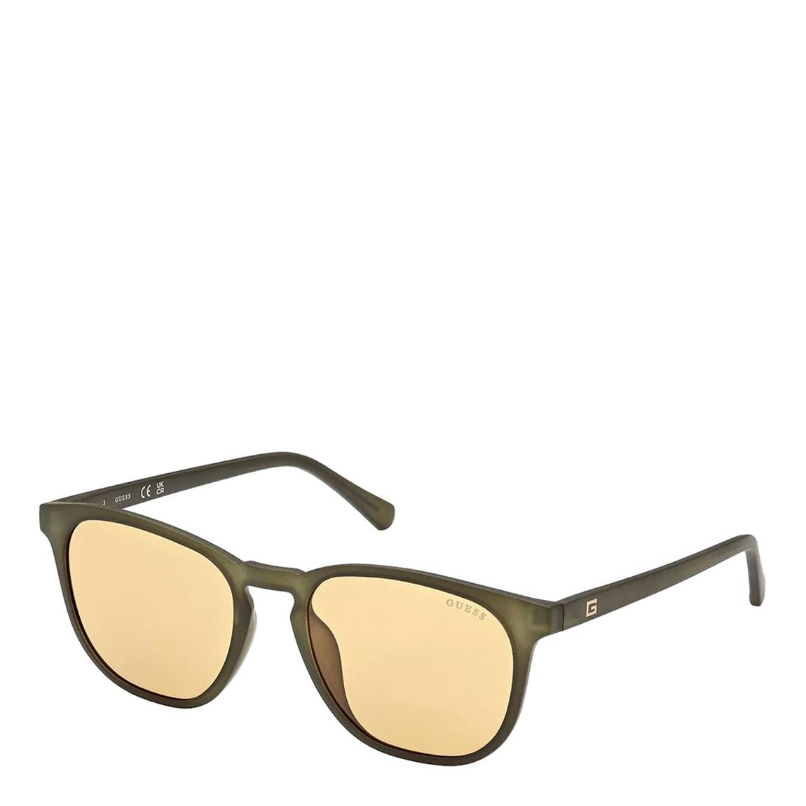 Women's Guess Matte Dark Green Sunglasses 53mm main product photo