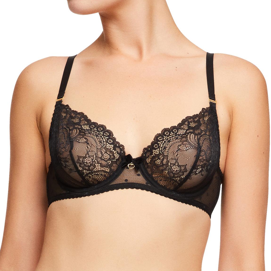 Black Fiamma Underwire Bra main product photo