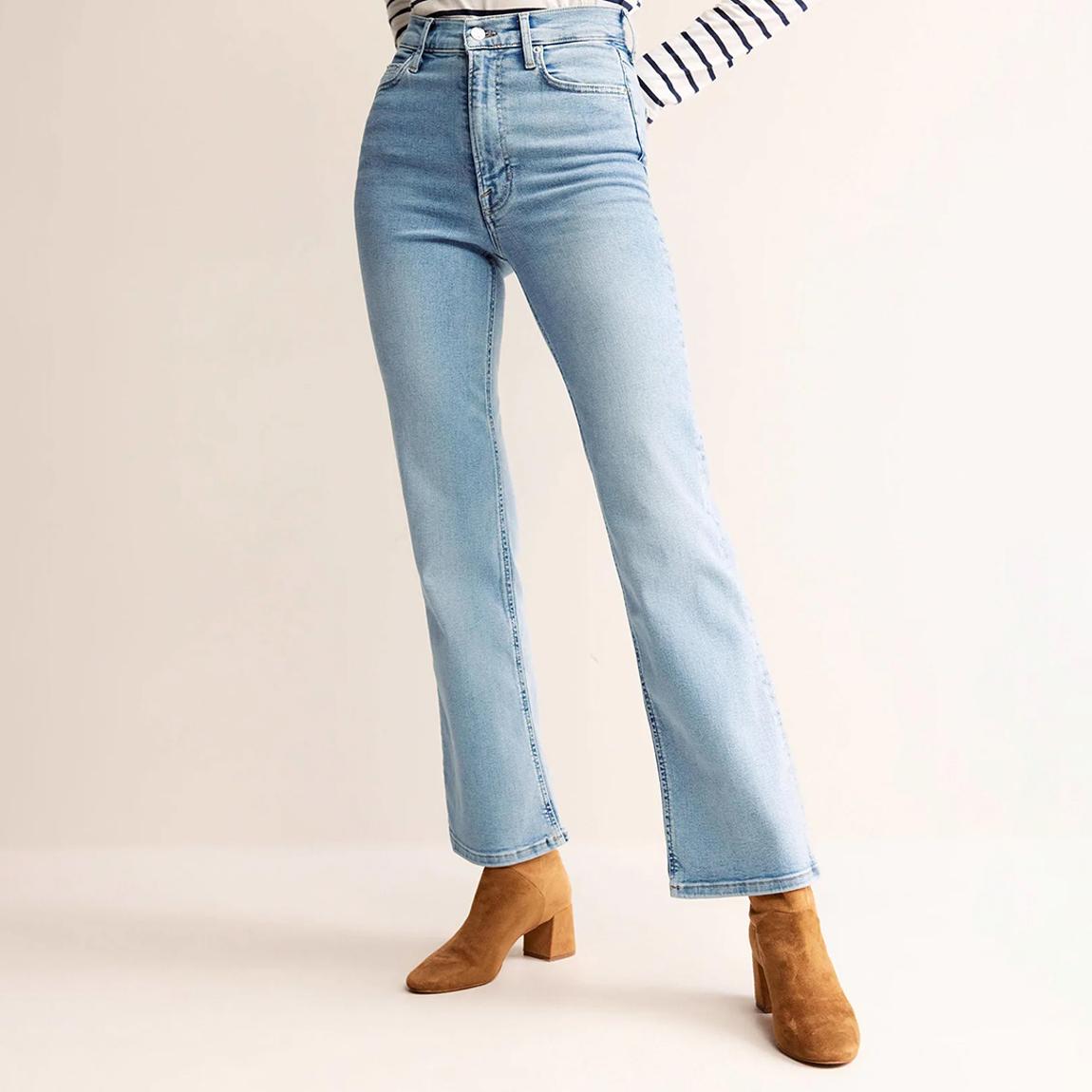 Light Blue Denim Straight Jeans main product photo