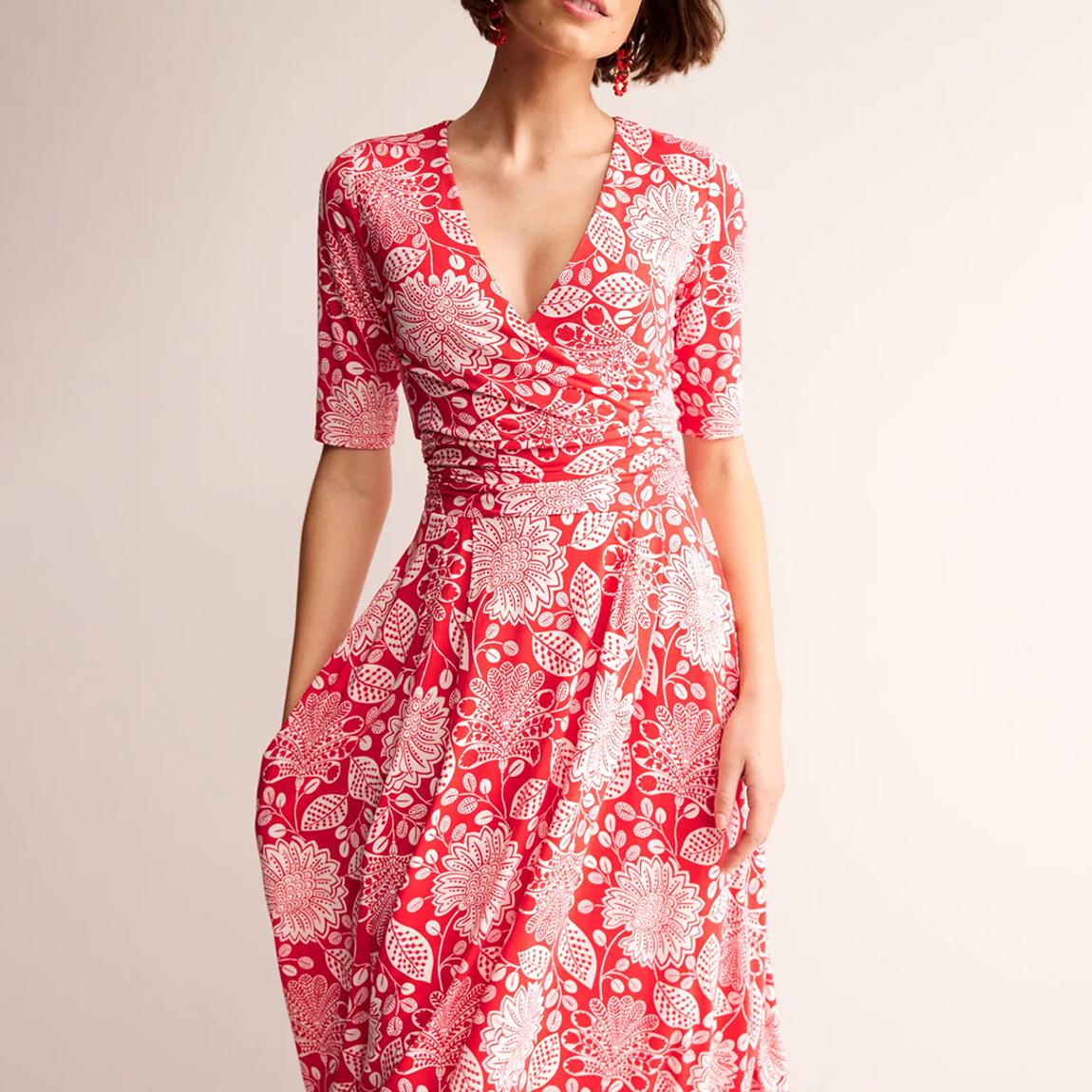 Red Kassidy Midi Dress main product photo