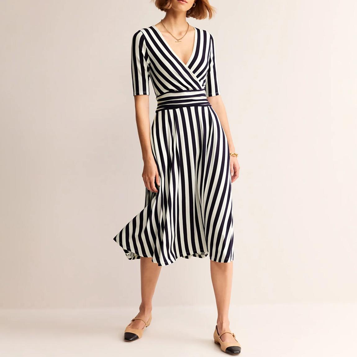 Navy/White Kassidy Dress main product photo