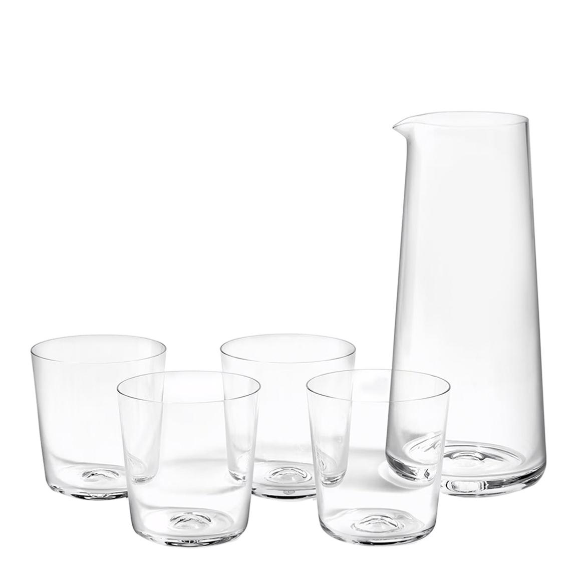 5 Piece Set 1815 Carafe & Tumbler, Clear main product photo