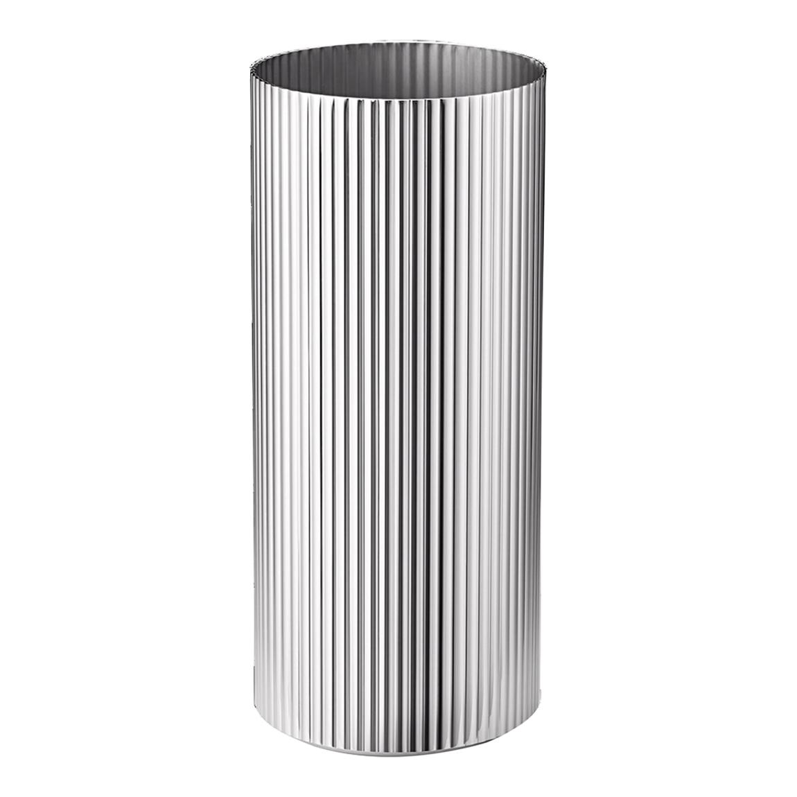 Bernadotte Stainless Steel Vase, Medium main product photo