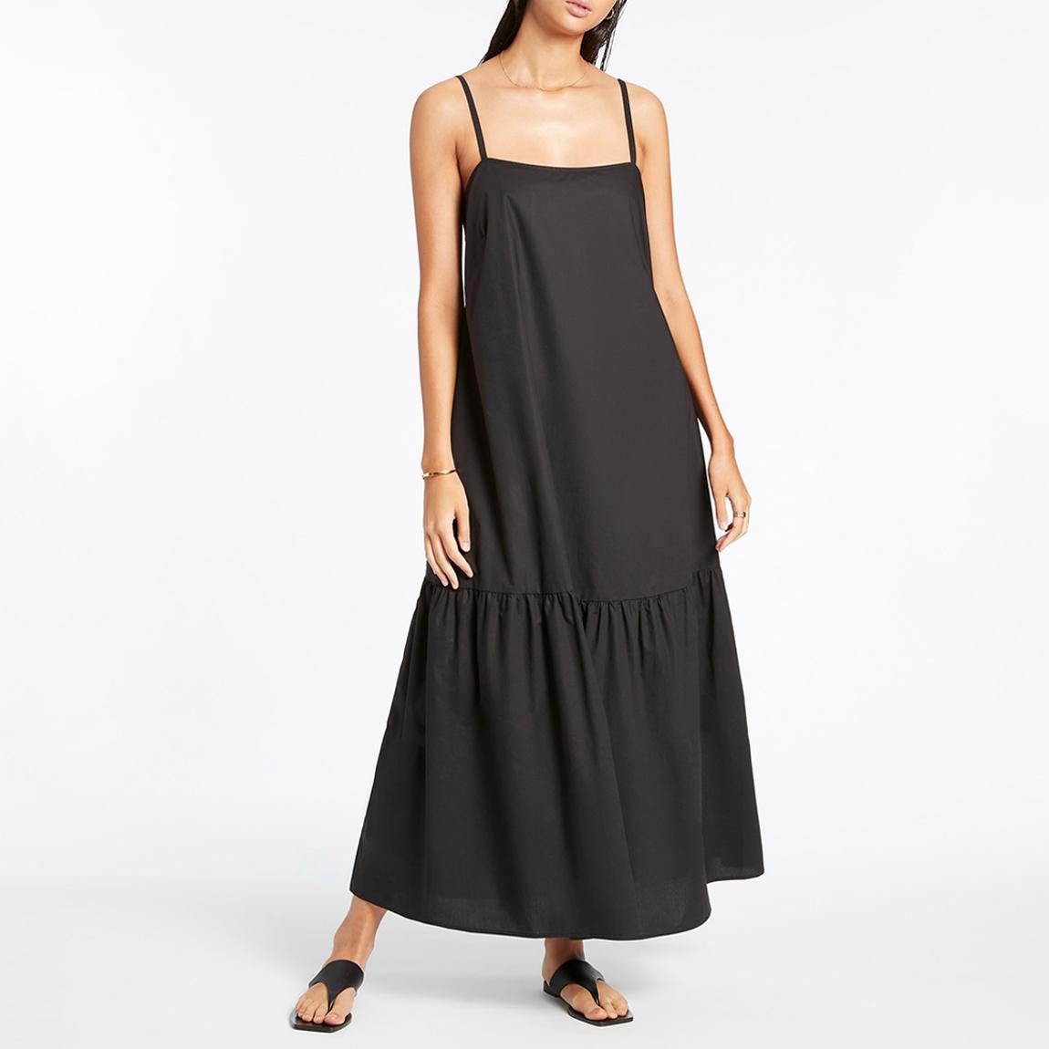 Black Jetset Tiered Dress main product photo