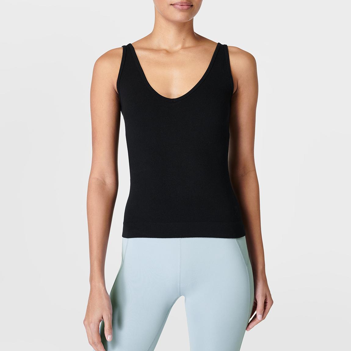 Black Unwind Seamless Tank Top main product photo
