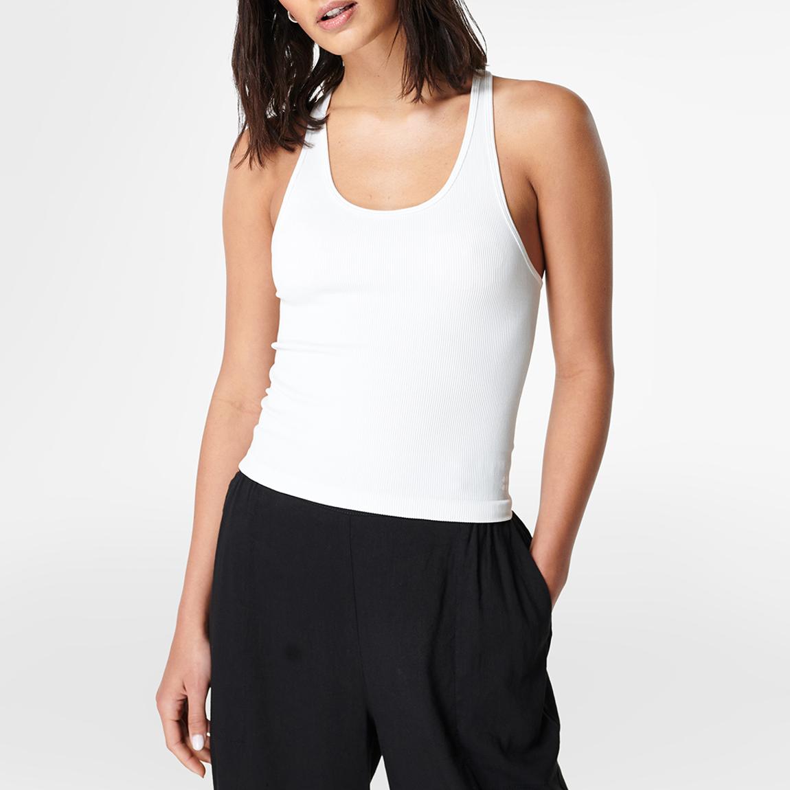 Lily White Marl Spring Seamless Tank Top main product photo