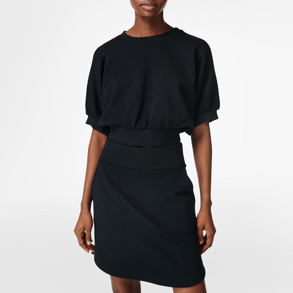 Black Sophia Short Sleeve Top main product photo