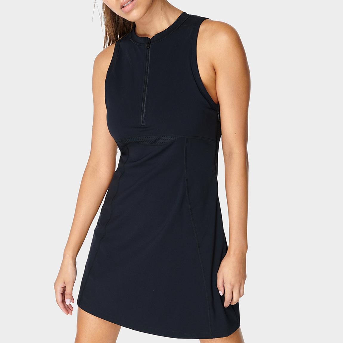 Black Power Half Zip Workout Dress main product photo