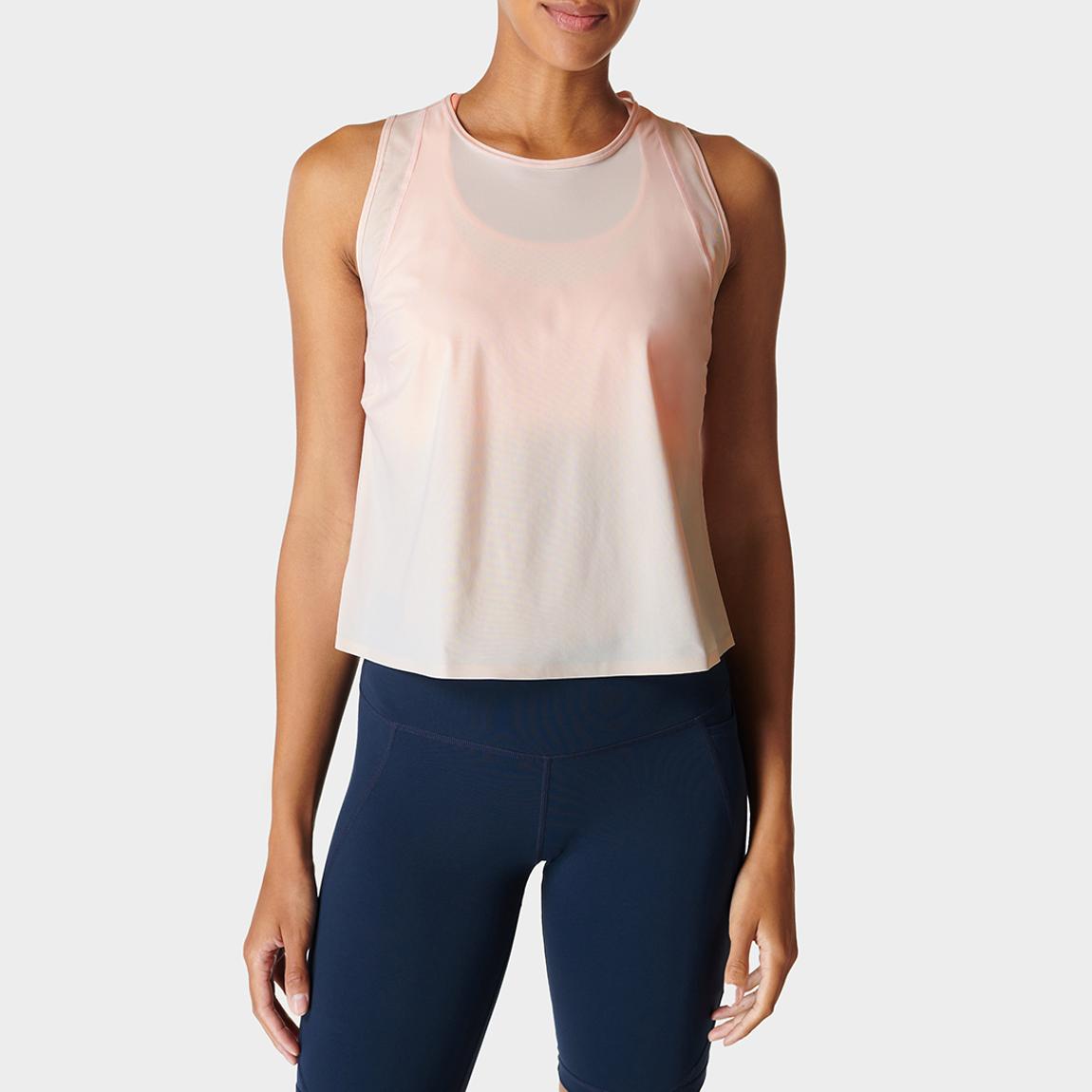 Tulle Pink Swifty Workout Tank main product photo