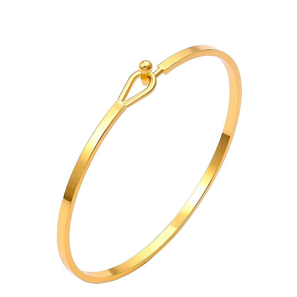 18K Gold Moden Bangle main product photo