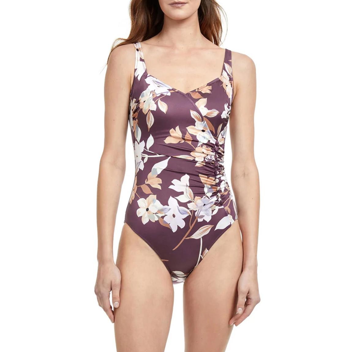 Mauve Amore Surplice Square Neck Tank main product photo