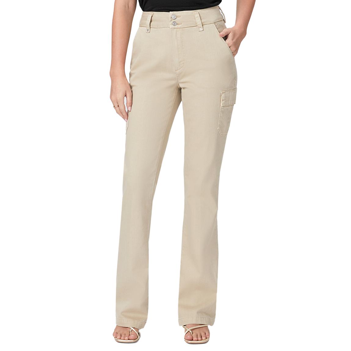 Beige Dion Bootcut Cargo Pants main product photo