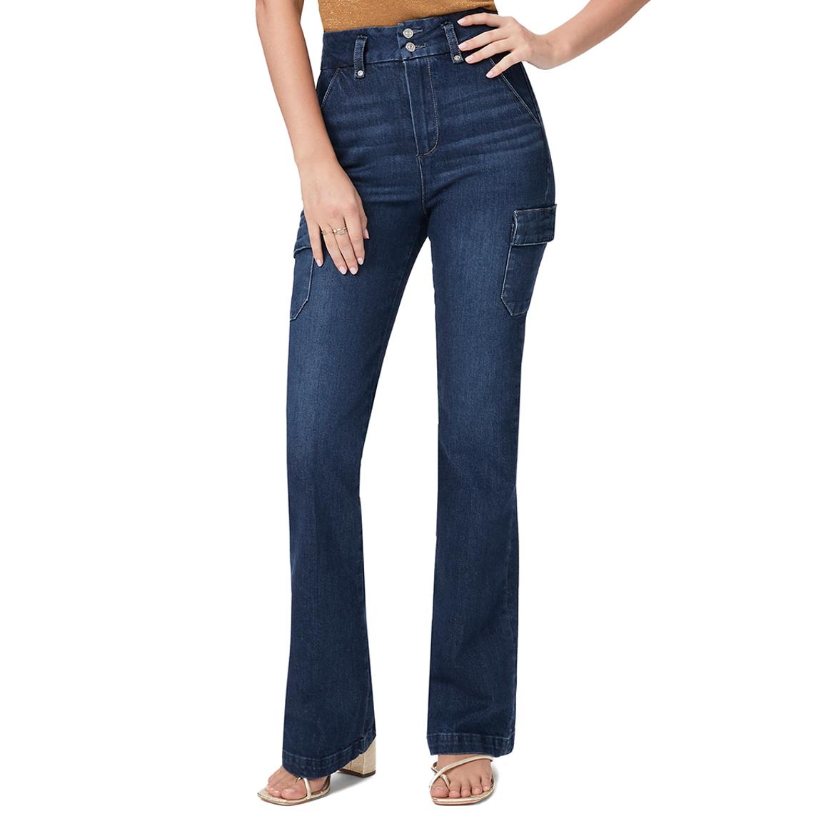 Mid Wash Dion Bootcut Cargo Jeans main product photo