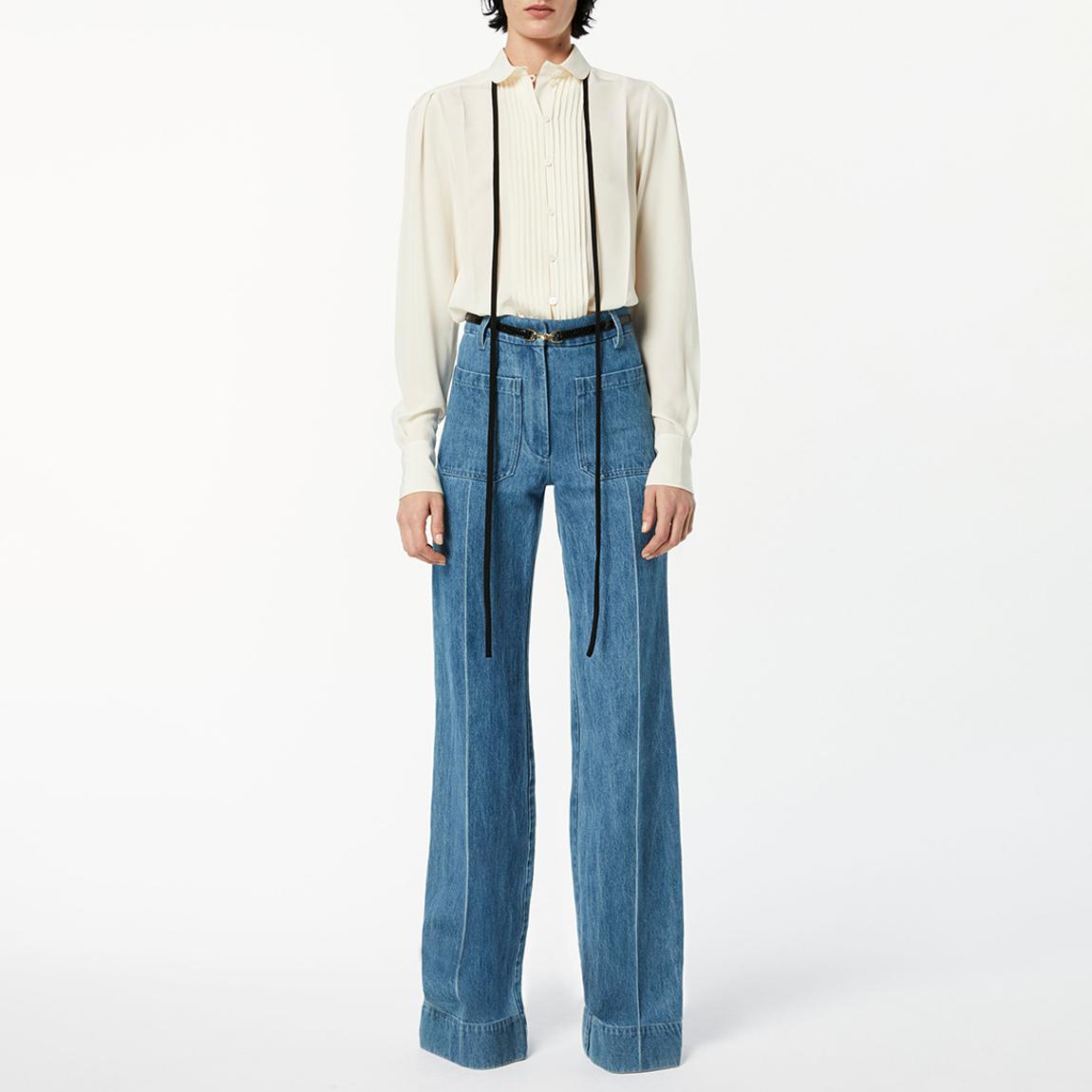 Blue High Waisted Jeans main product photo