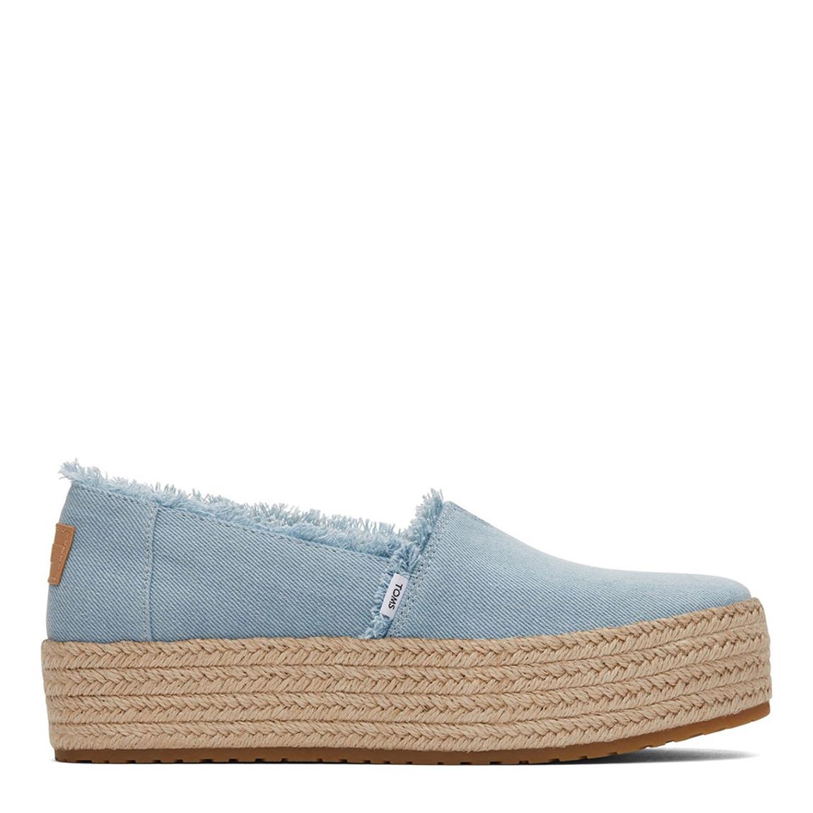 Women's Blue Valencia Espadrille main product photo
