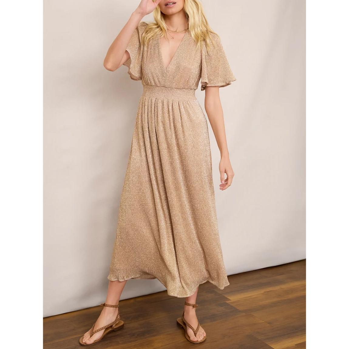 Gold Iona Shimmer Dress main product photo