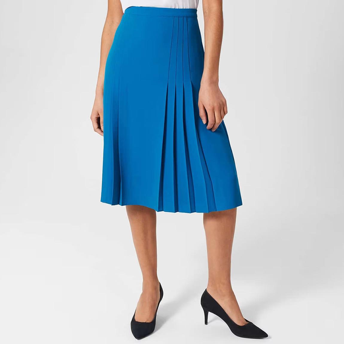 Blue Everleigh Midi Skirt main product photo