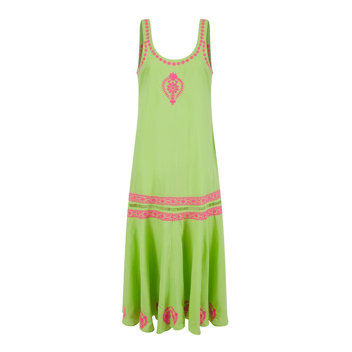 Lime & Pink Roma Dress main product photo
