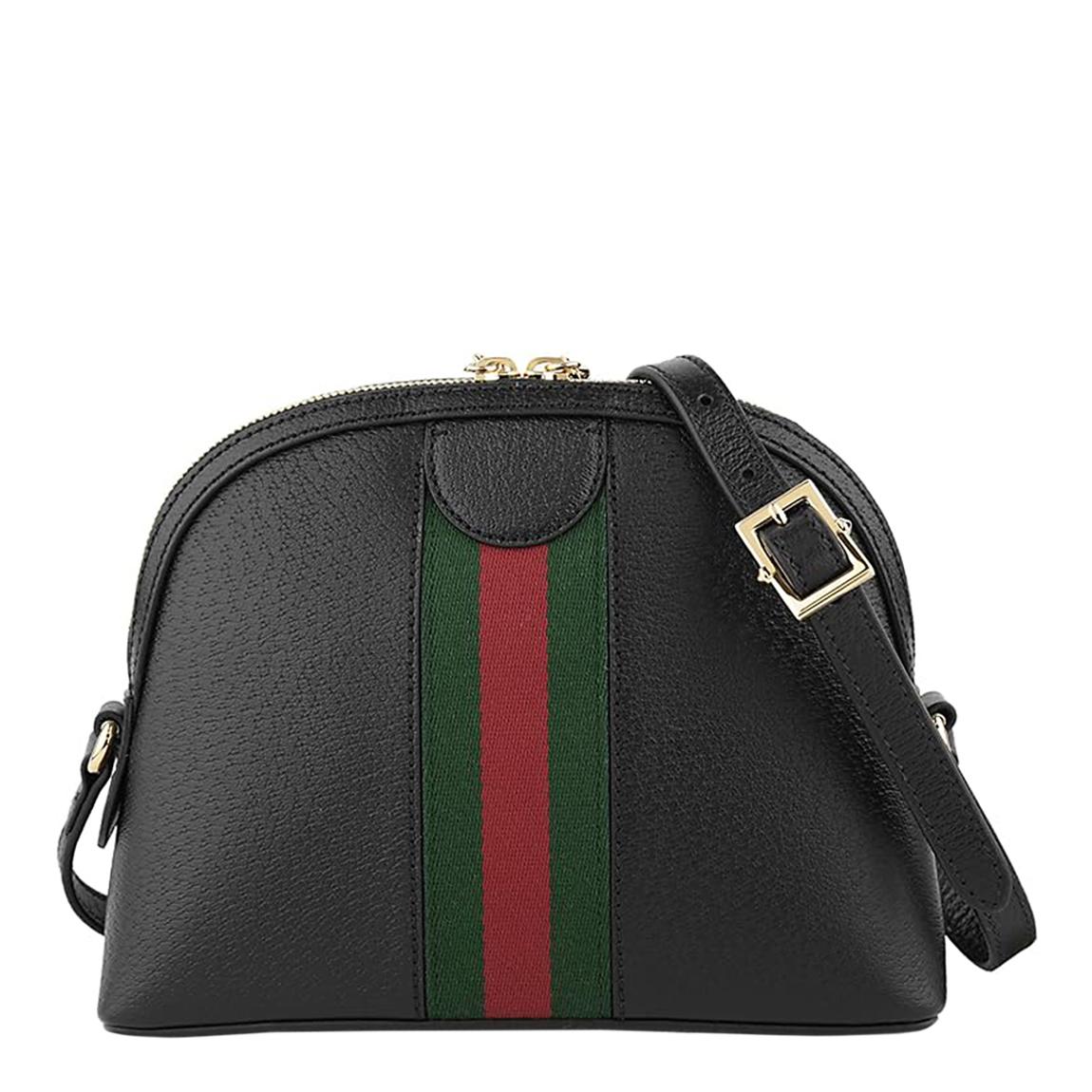 Gucci Black Ophidia GG Small Crossbody Handbag - BrandAlley