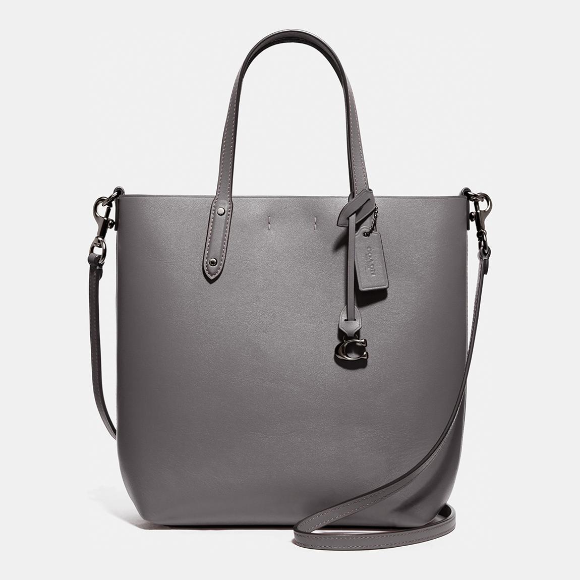 Heather Grey Refined Calf Leather Central Shopper Tote main product photo