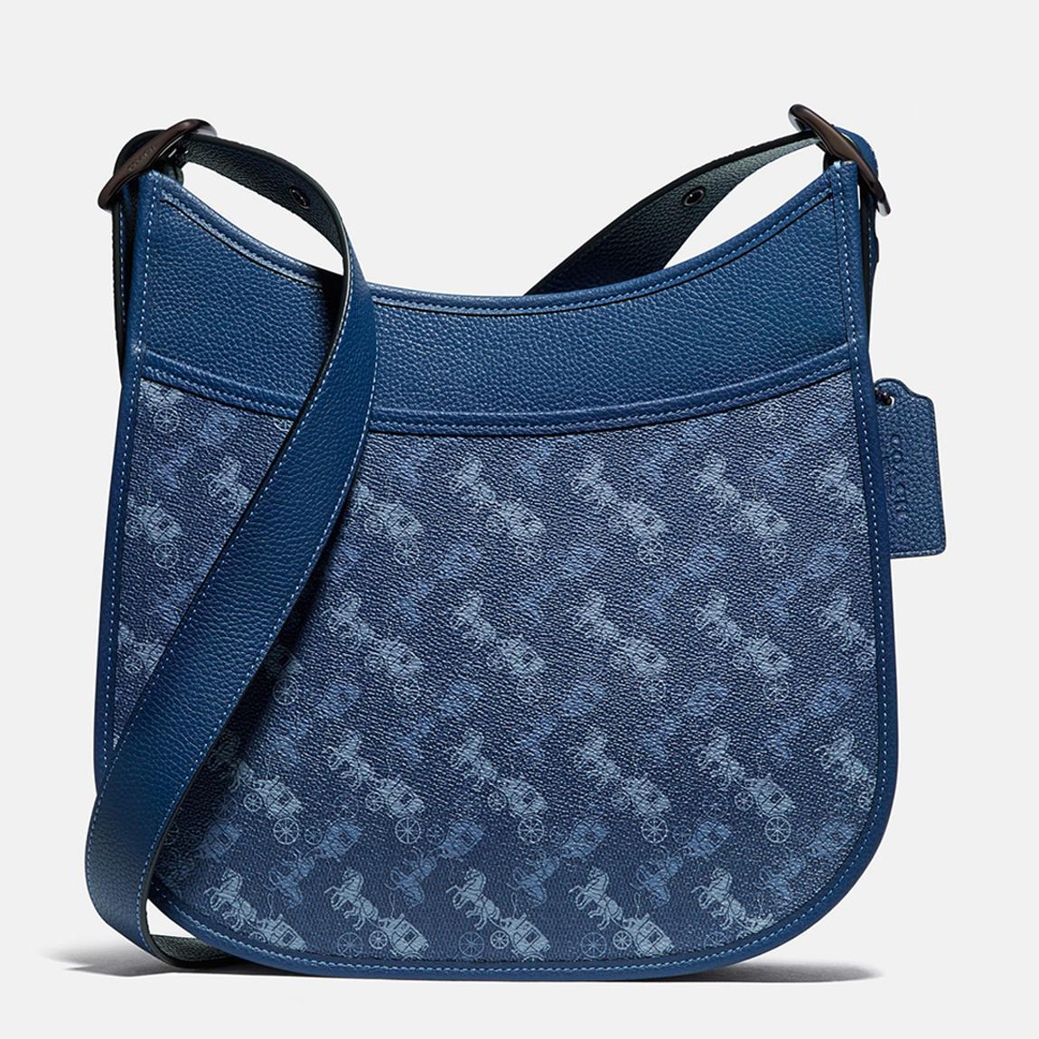Blue True Blue Horse And Carriage Coated Canvas Emery Crossbody main product photo