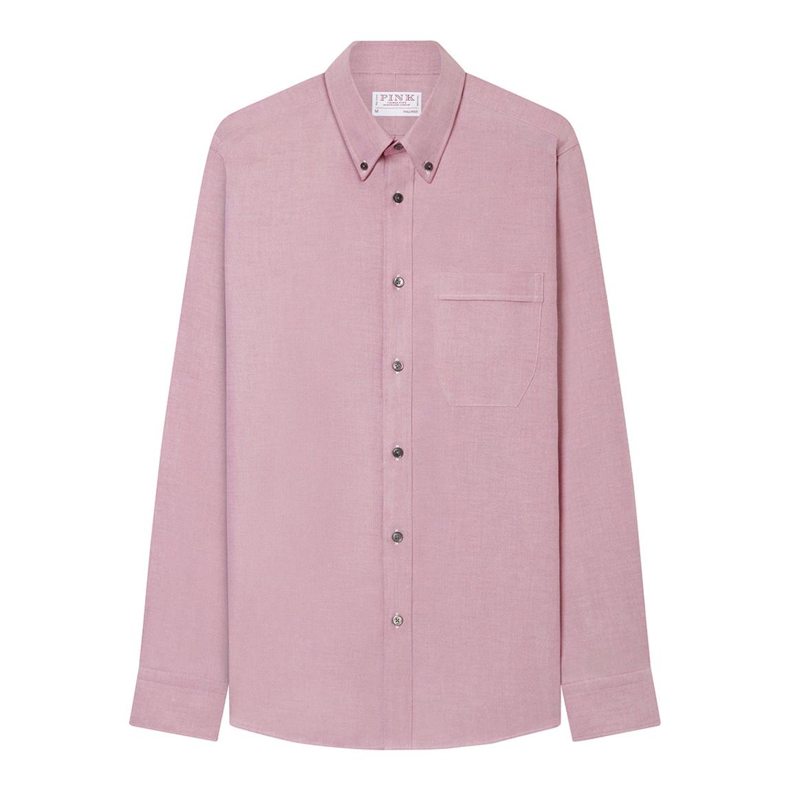 Pink Tailored Fit Cotton Oxford Shirt main product photo
