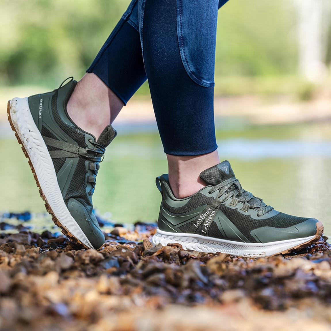 Khaki Trax Waterproof Trainers main product photo