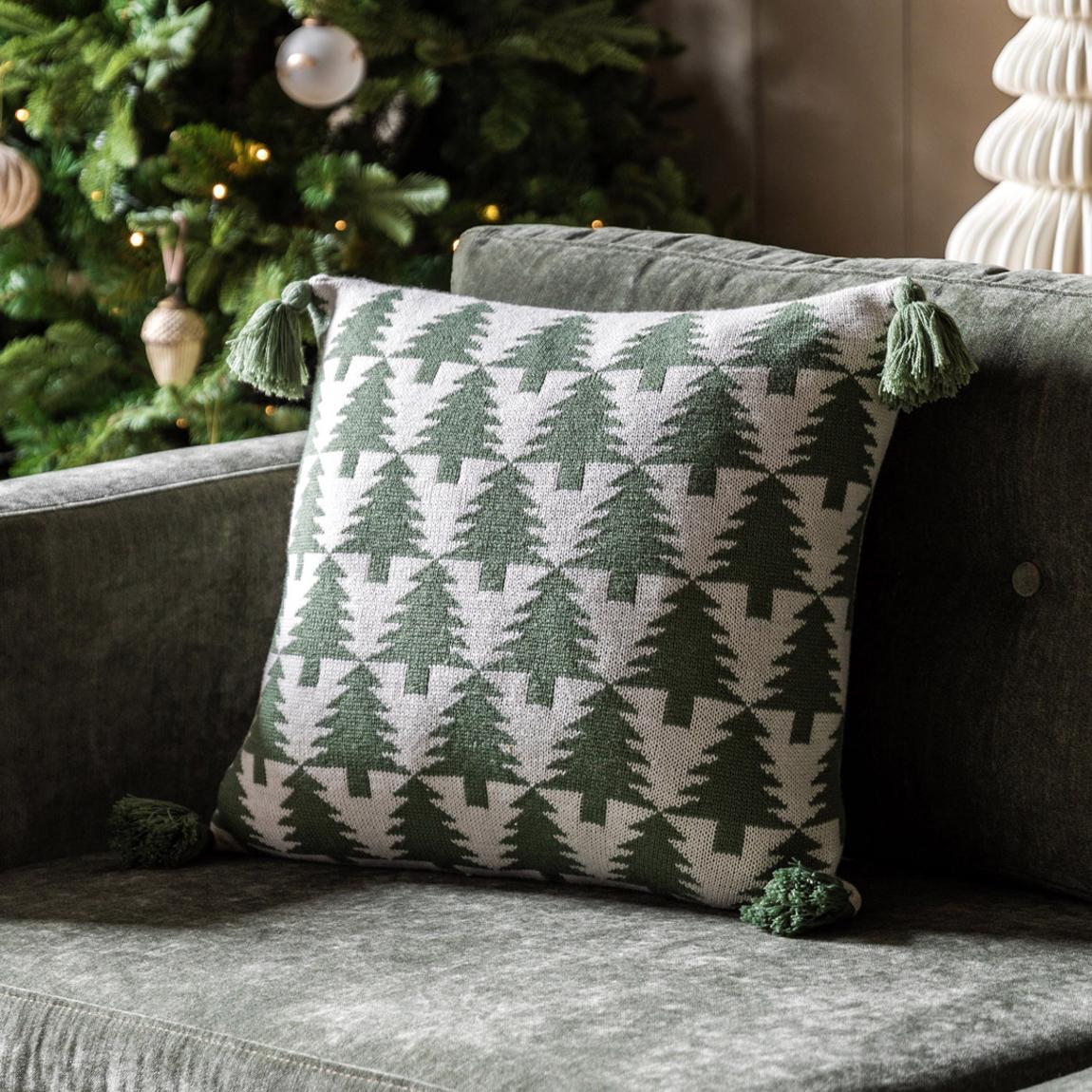 Natures Tree 45x45cm Cushion, Forest Knit main product photo