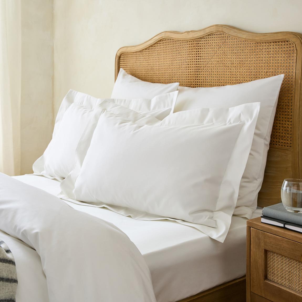1000TC Premium Oxford Pillowcases, White main product photo