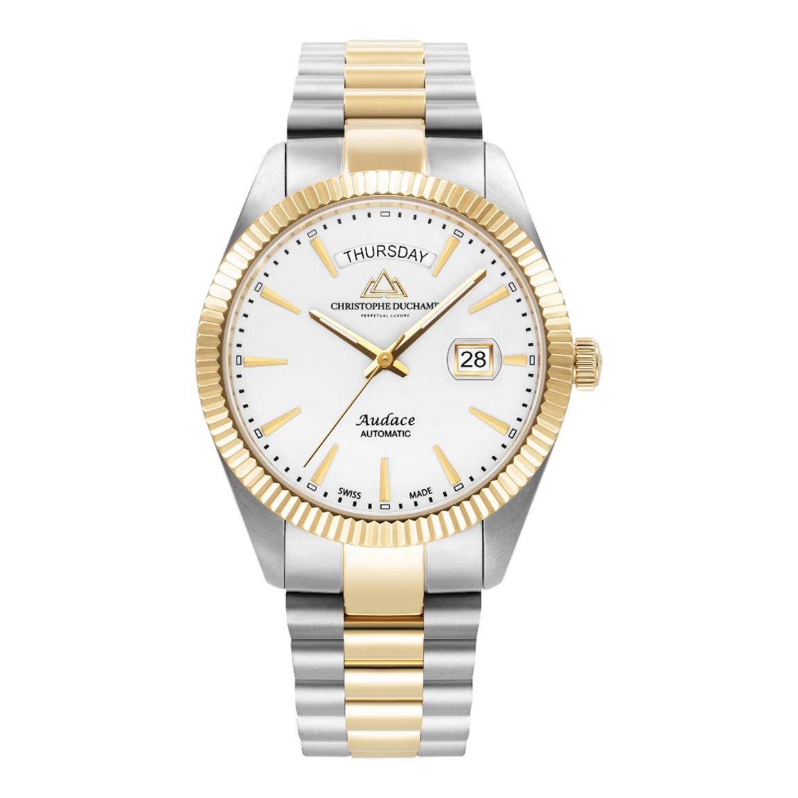 Men's Gold/ Silver Audace 2 Watch 40mm main product photo