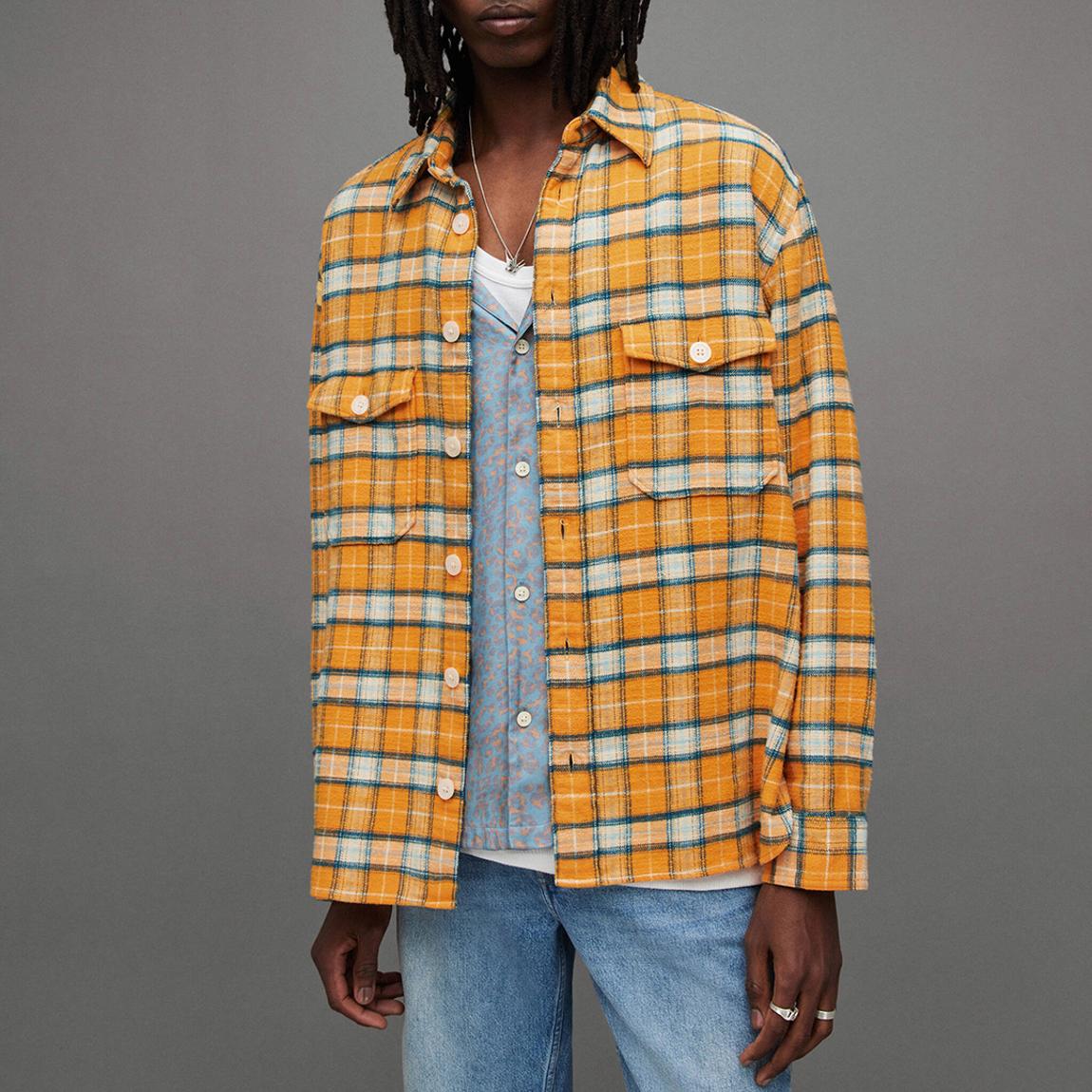 Orange Reverb Check Shirt main product photo