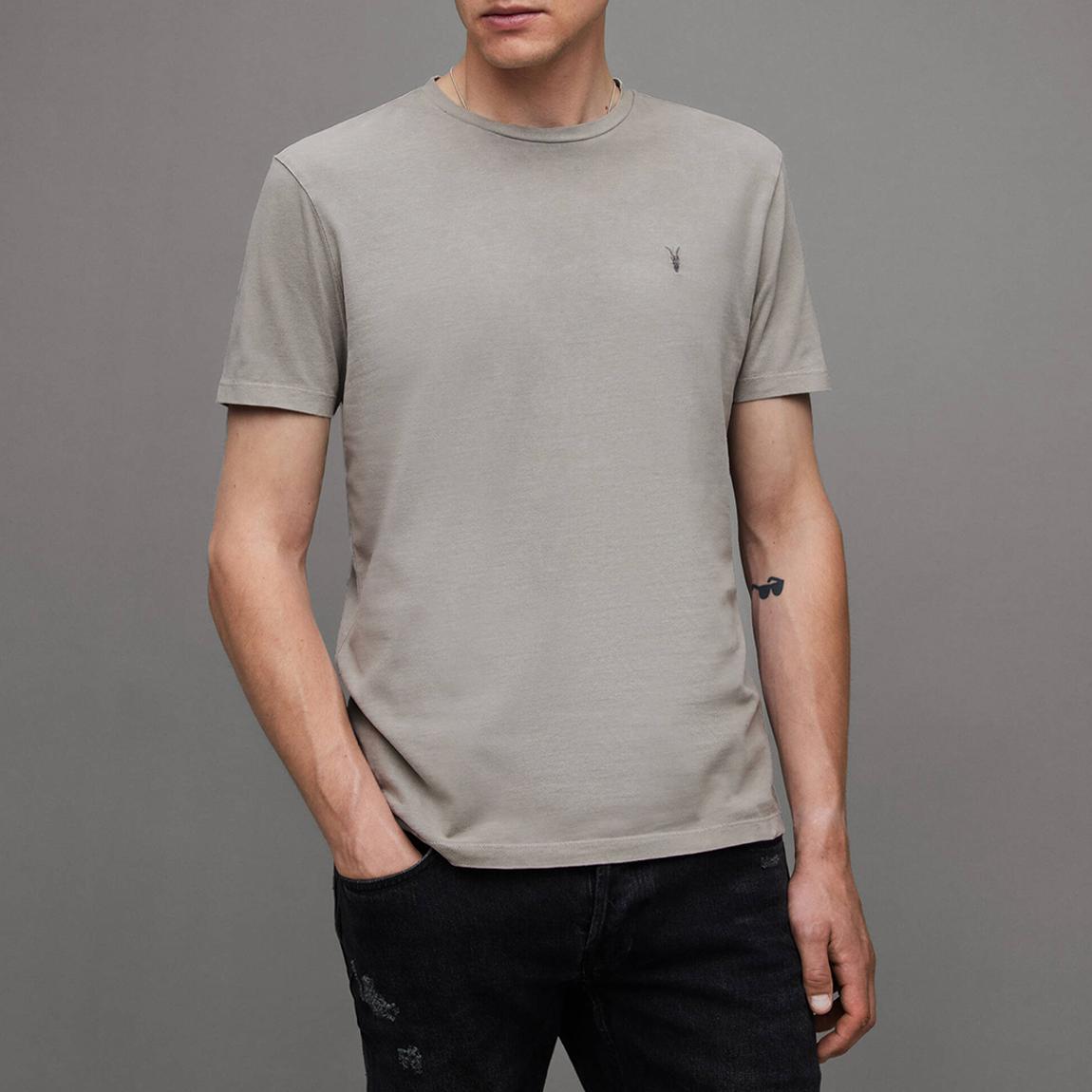 Taupe Ossage Crew Neck T-Shirt main product photo