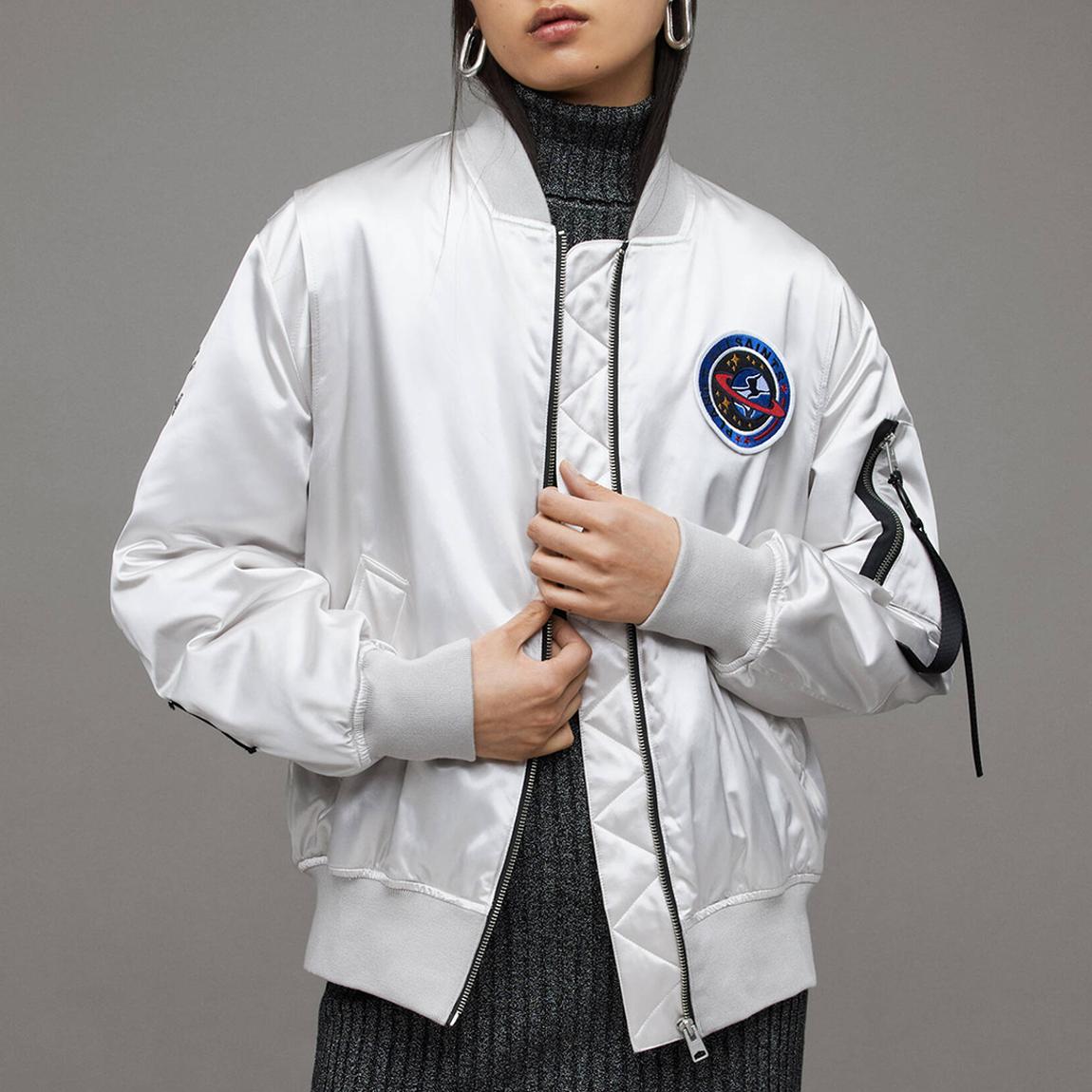 Silver Echo Bomber Jacket main product photo