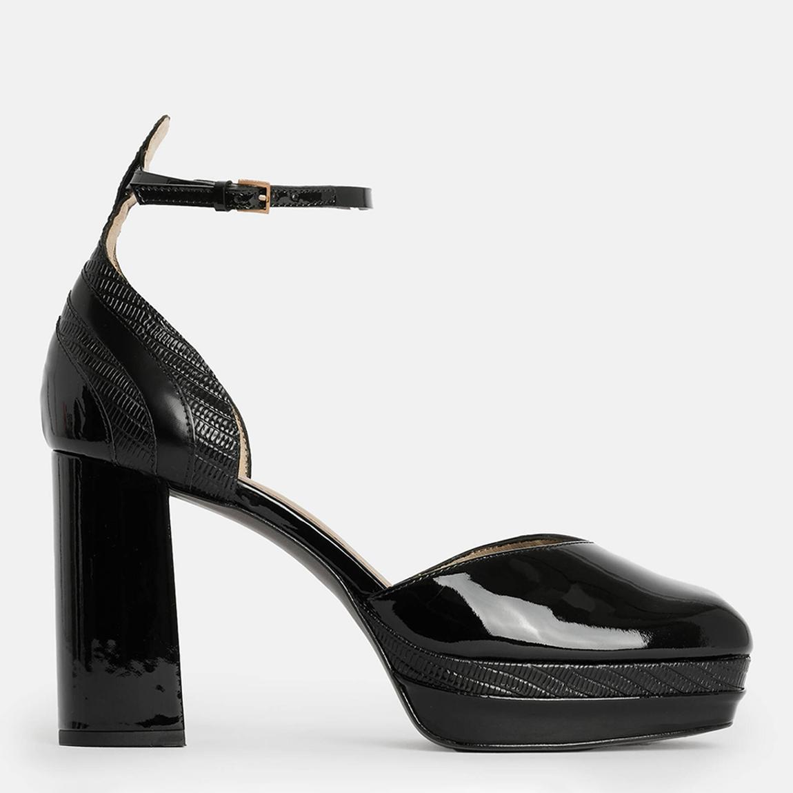 Black Tiffany Platform Heels main product photo