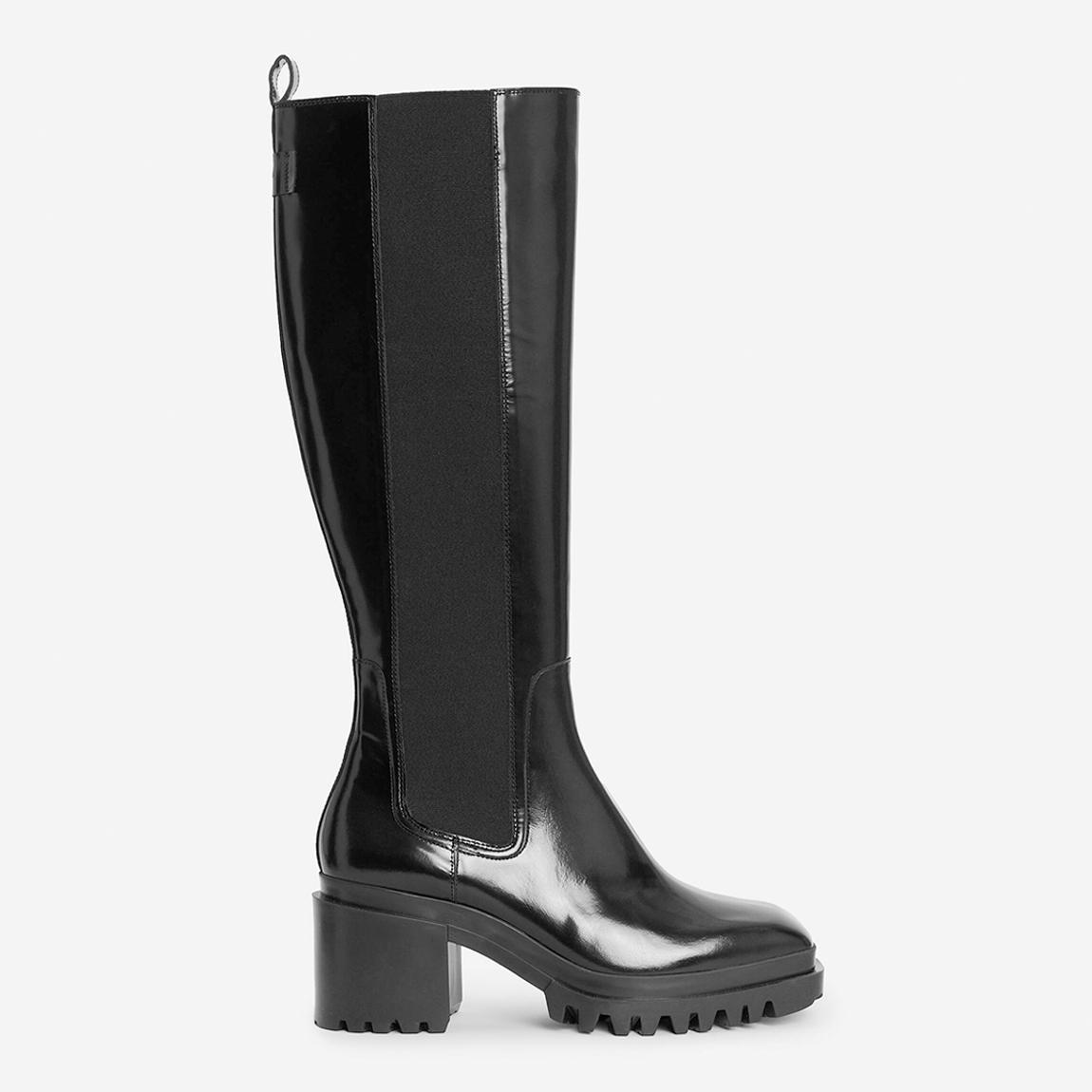 Black Natalia Heeled Boots main product photo