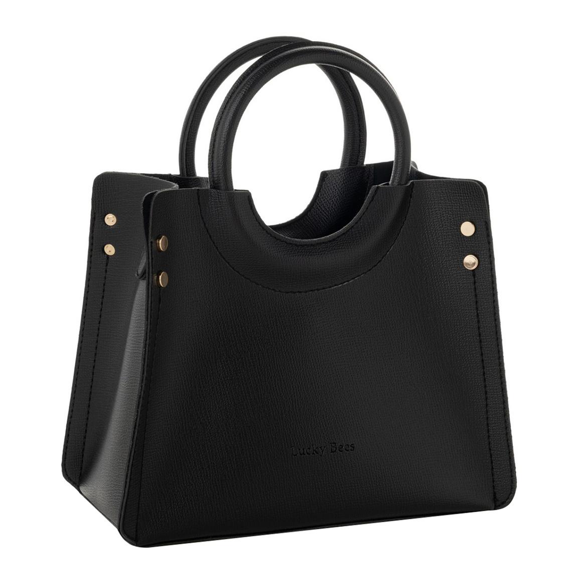 Black Lucky Bees Crossbody Bag main product photo