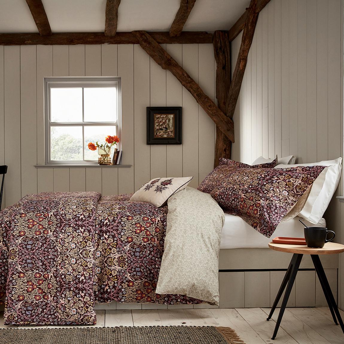 Blackthorn Double Duvet Cover Set, Damson main product photo