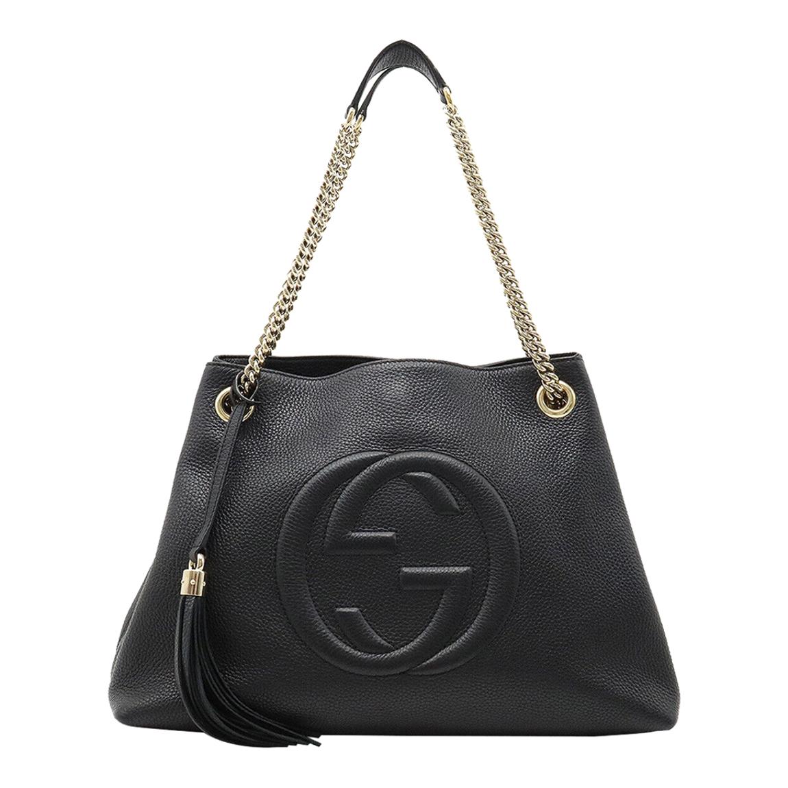Black Gucci Soho Chain Handbag main product photo