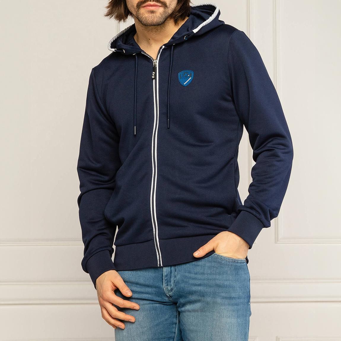 Navy Zip Hoodie main product photo