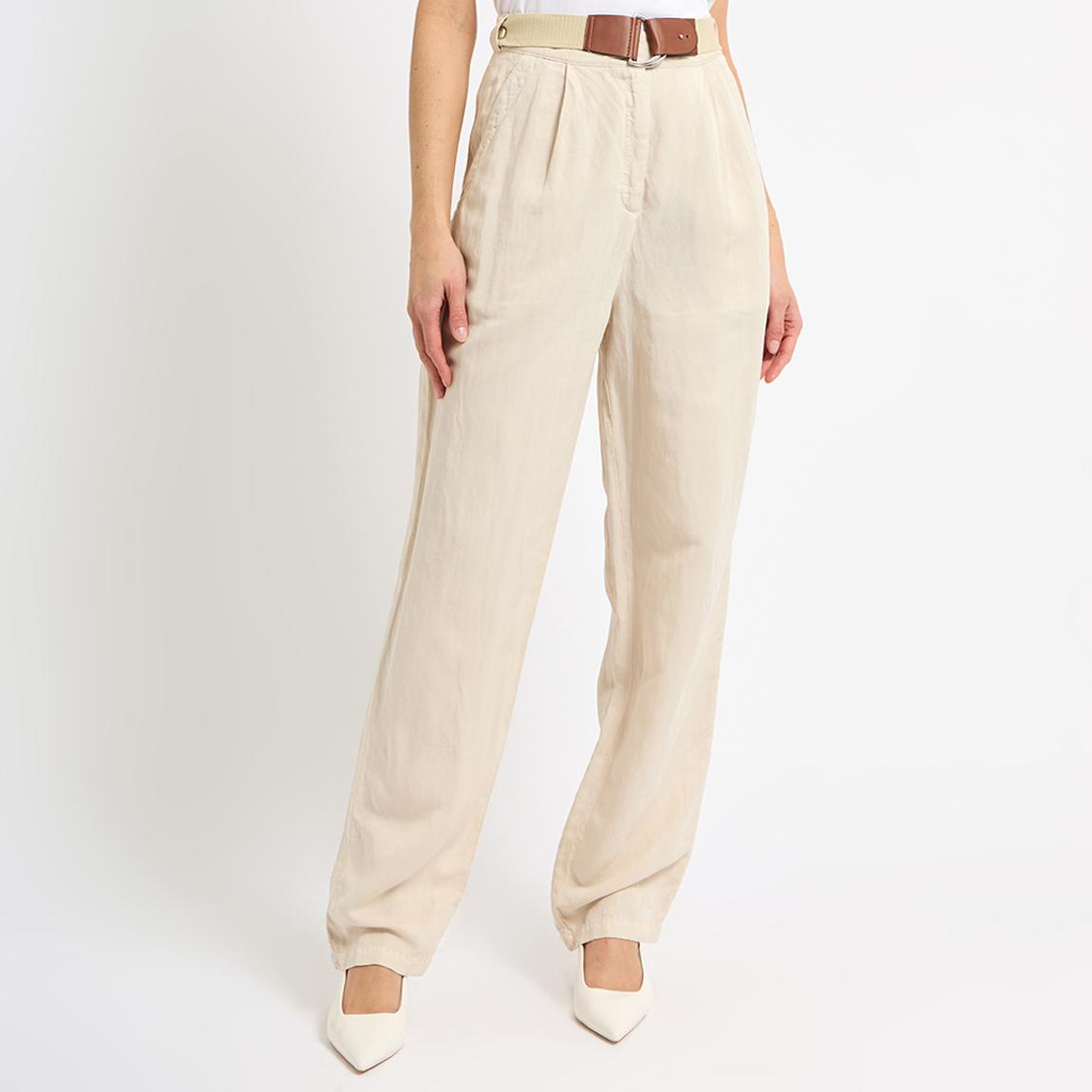 Beige Wide Leg Trousers main product photo