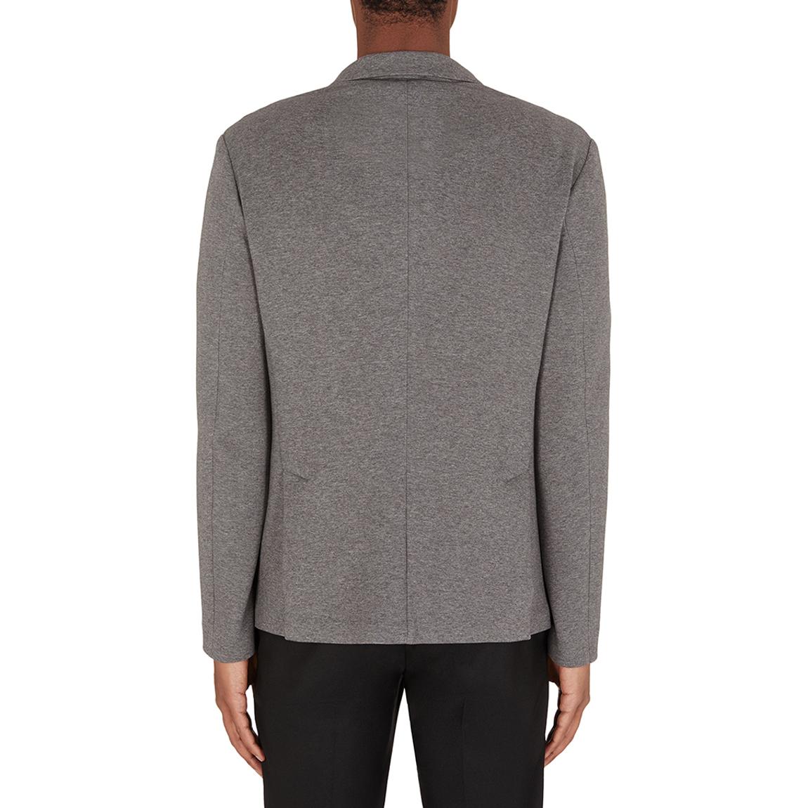 Grey Cotton Blend Blazer main product photo