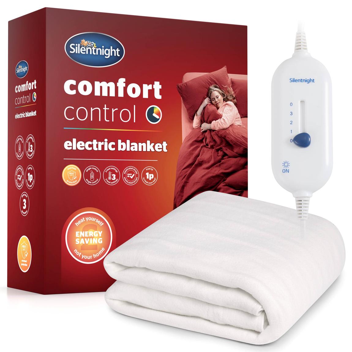 Silentnight Comfort Control Electric Blanket - Single main product photo