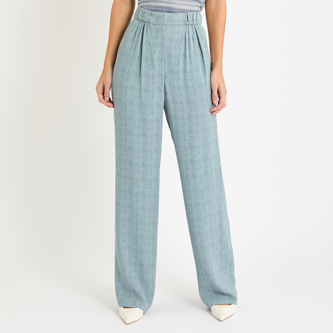 Blue Wide Leg Trousers main product photo