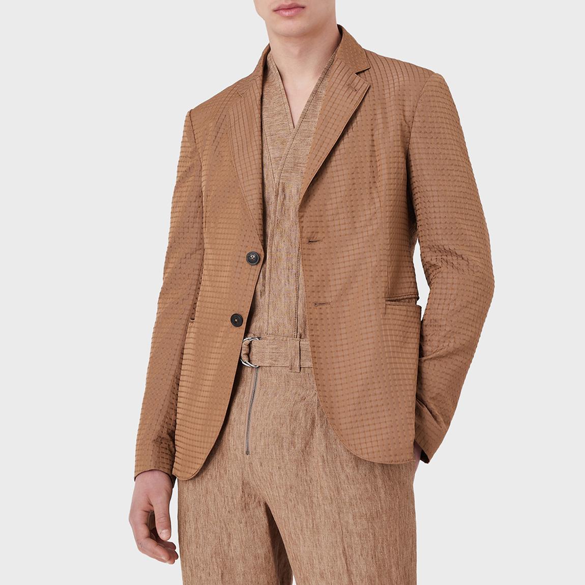Tan Single Breasted Blazer main product photo