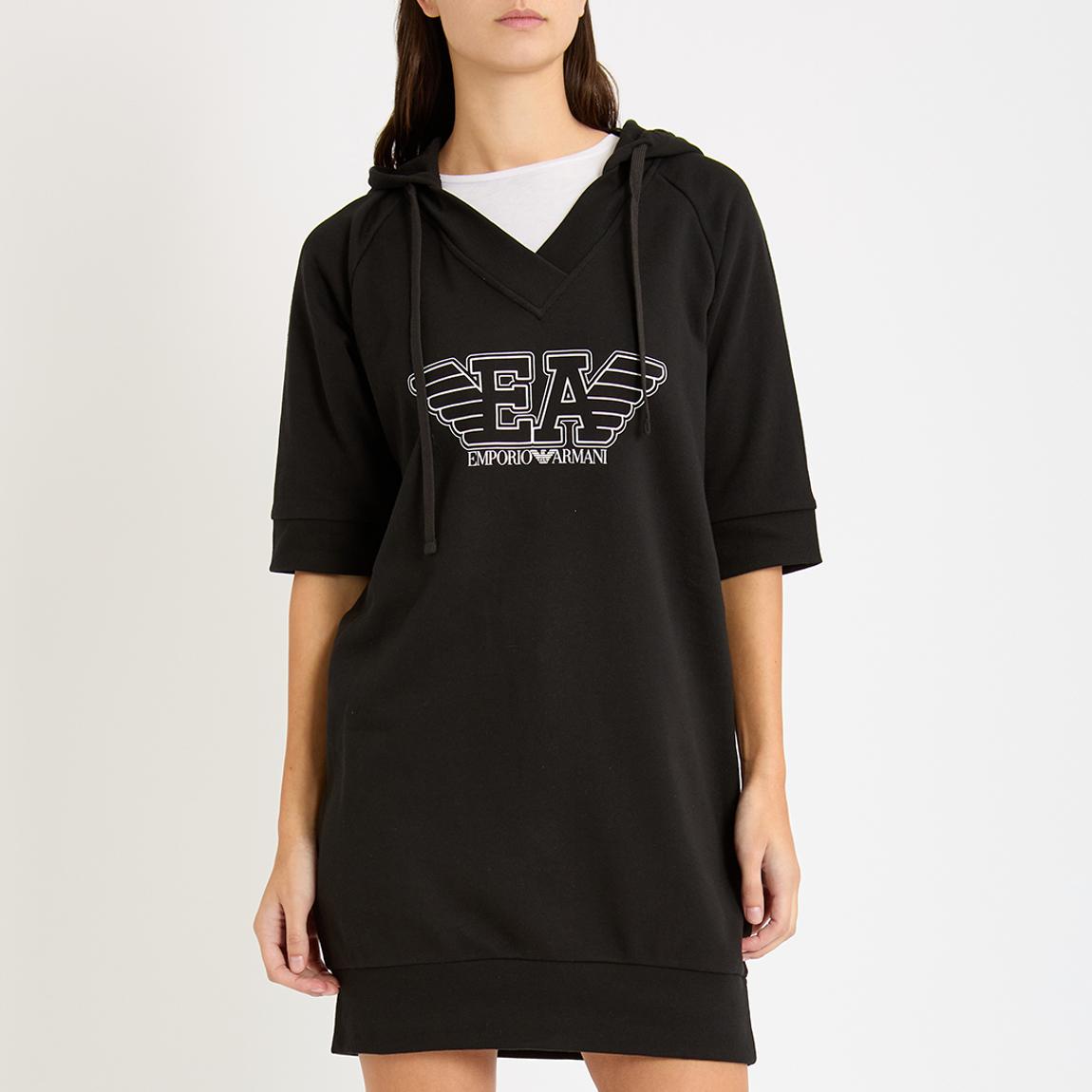Black Oversized Logo Hoodie main product photo