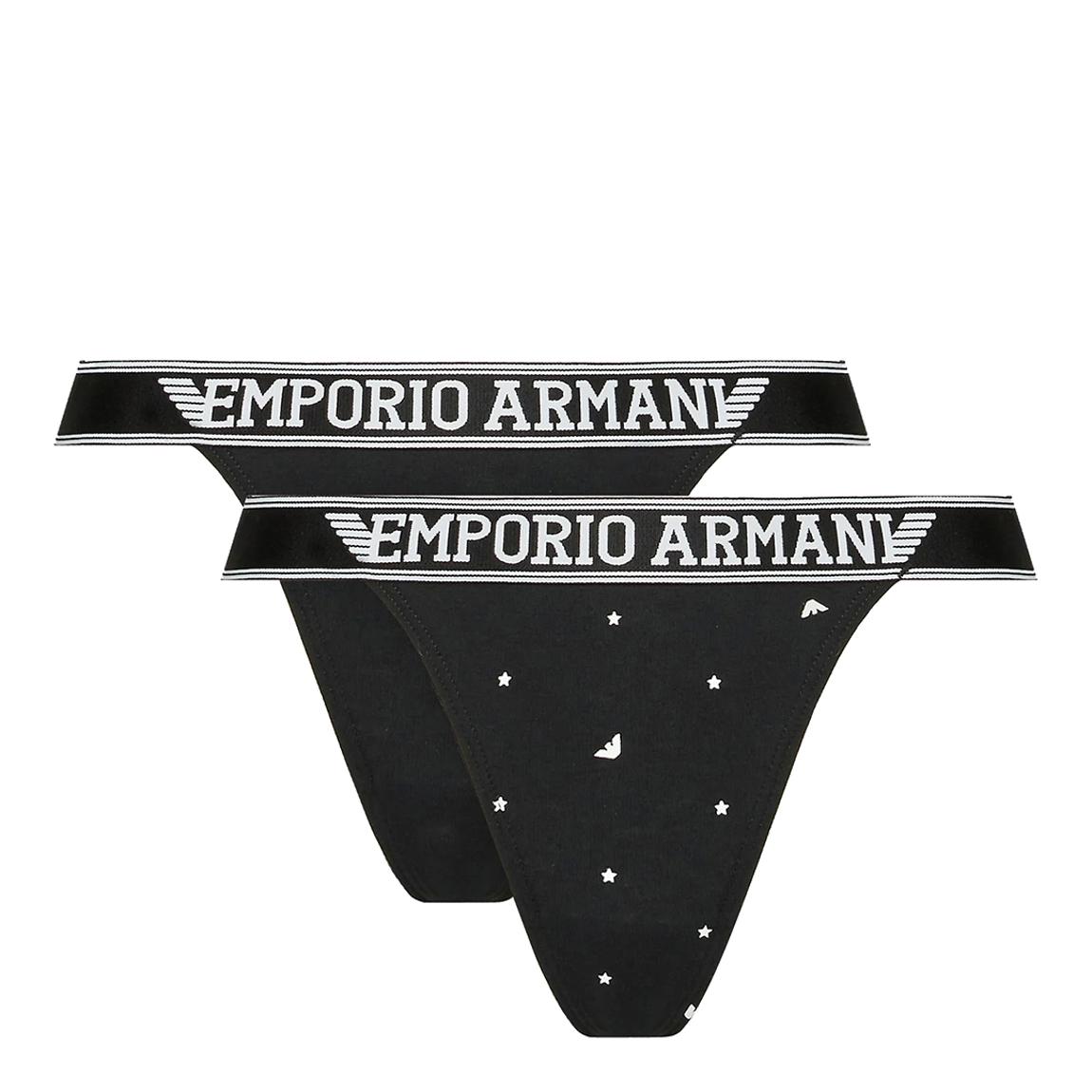 Black 2-Pack Cotton Blend Briefs main product photo