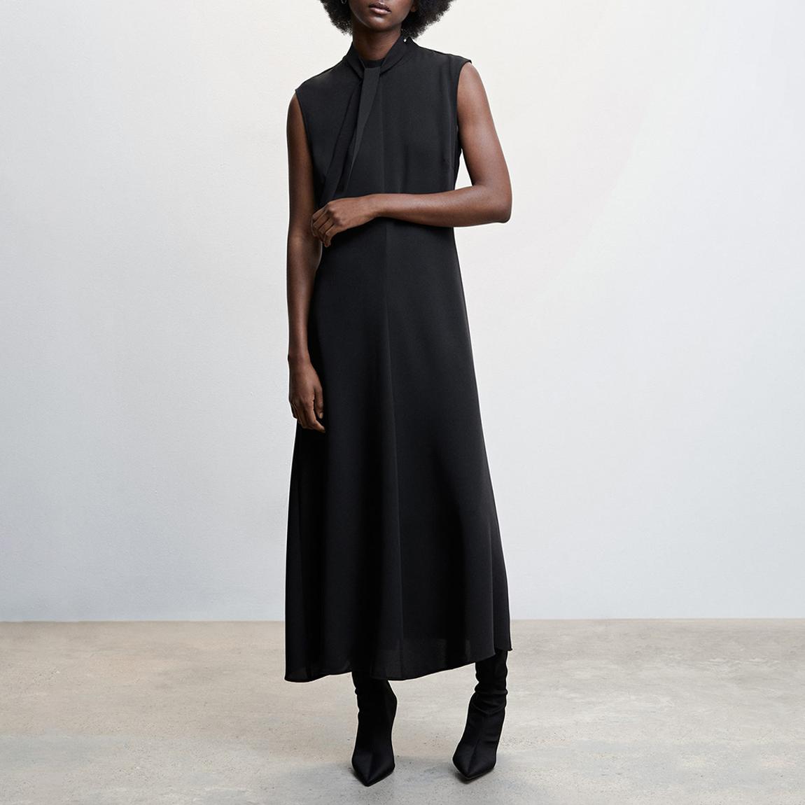 Black Bow Maxi Dress main product photo