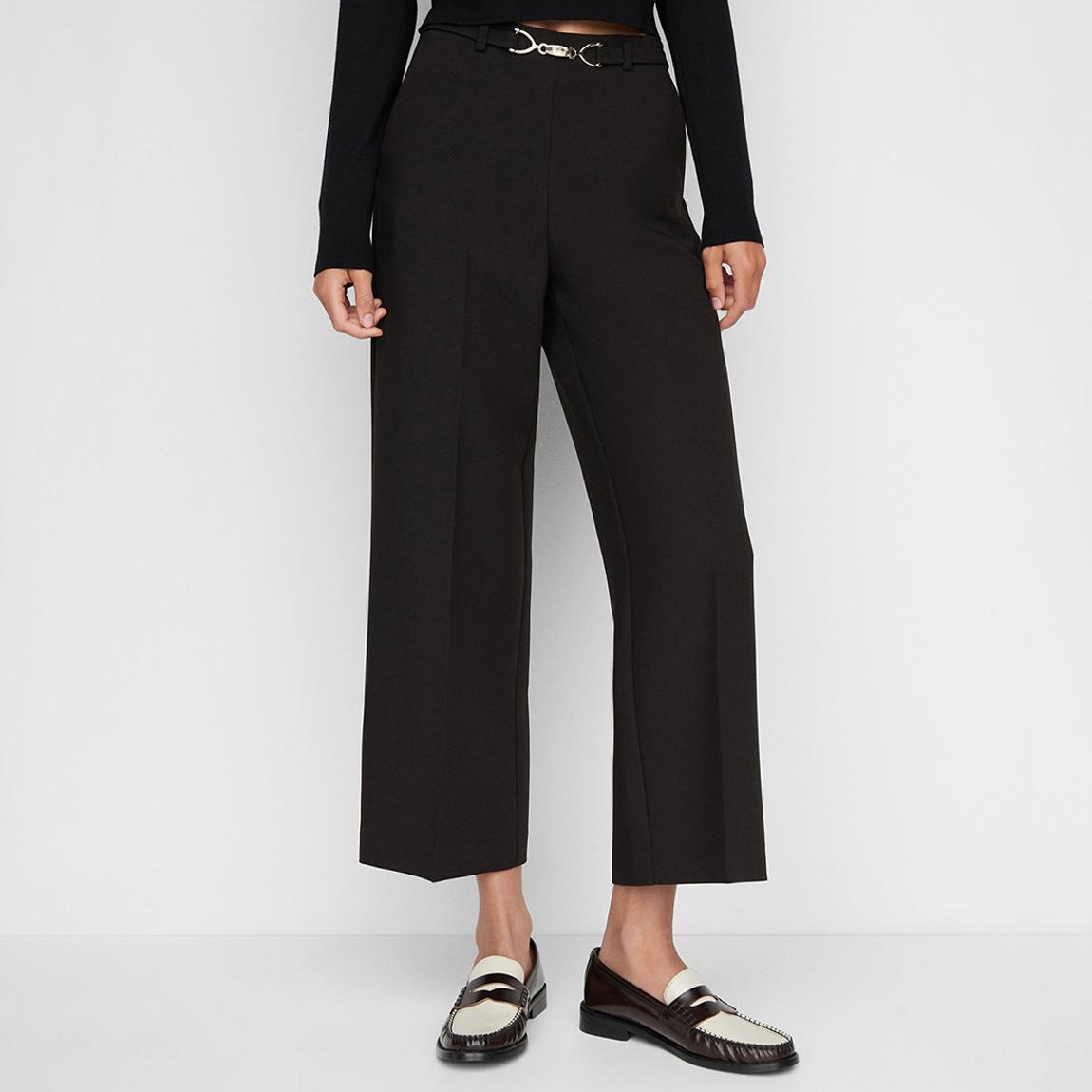 Black Belt Culottes Trousers main product photo