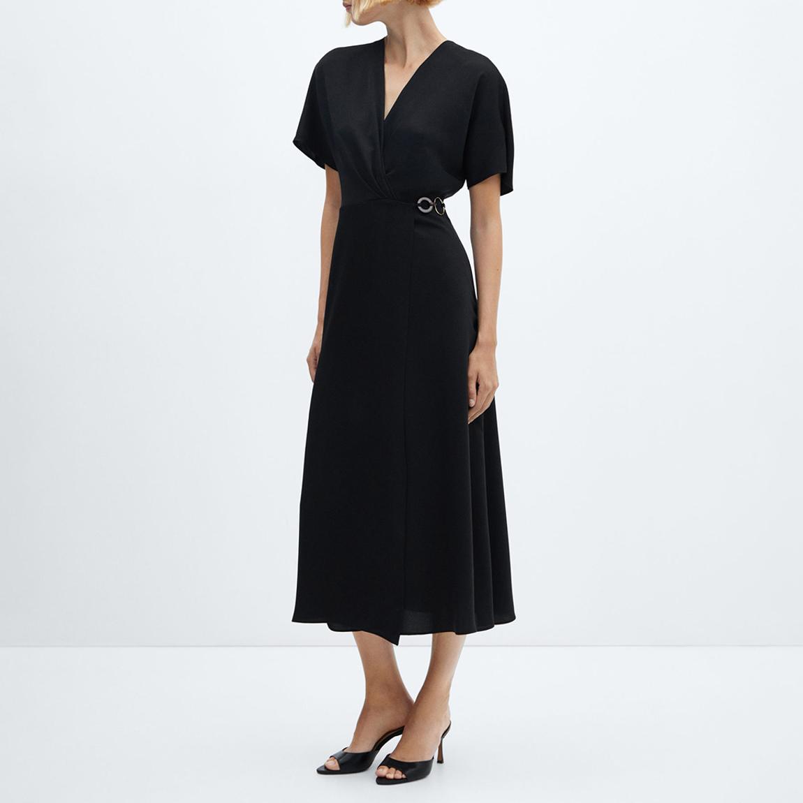 Black Wrap Dress main product photo